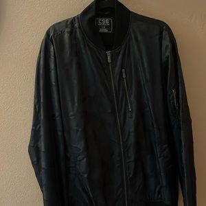 Vintage Black Camo Jacket